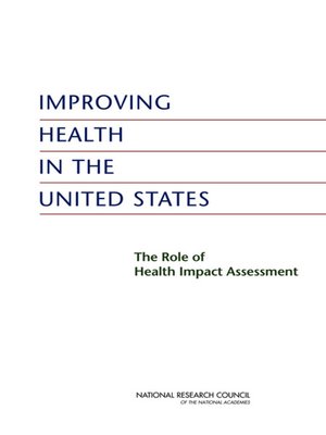 cover image of Improving Health in the United States